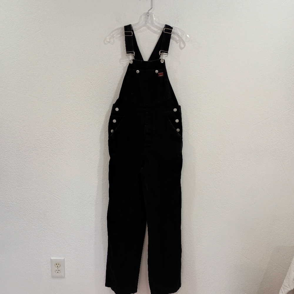 Vintage Guess Black Denim Overalls